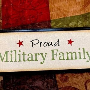 Proud Army Family Sign Custom Name United States Wall Decor Metal Plaque